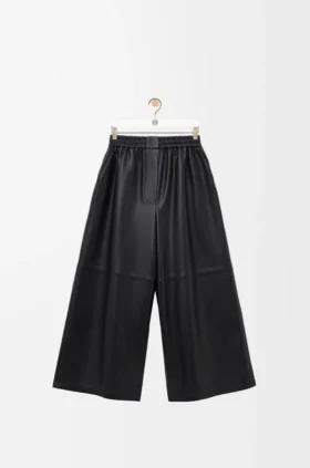 Pantalones cortos de piel de cordero napa Pantalones cortos de piel de cordero napa