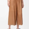 Pantalones cortos de piel de cordero napa Pantalones cortos de piel de cordero napa
