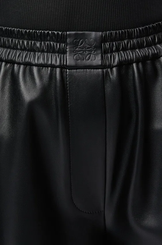 Pantalones cortos de piel de cordero napa Pantalones cortos de piel de cordero napa