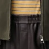 Pantalones cortos de piel de cordero napa Pantalones cortos de piel de cordero napa