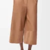 Pantalones cortos de piel de cordero napa y piel de cabra de gamuza Pantalones cortos de piel de cordero napa y piel de cabra de gamuza