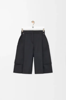 Pantalones cortos tipo cargo de lana Pantalones cortos tipo cargo de lana