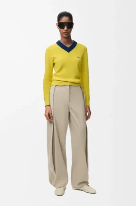 Pantalones de algodón y seda