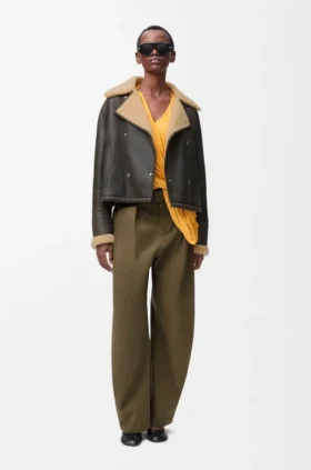 Pantalones de algodón y seda