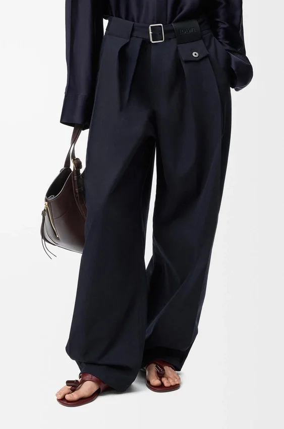 Pantalones de algodón y seda Pantalones de algodón y seda