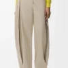 Pantalones de algodón y seda