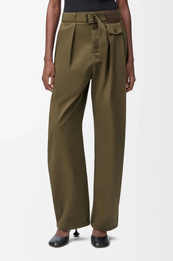 Pantalones de algodón y seda Pantalones de algodón y seda