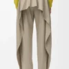 Pantalones de algodón y seda