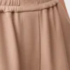 Pantalones de corte acampanado en piel de cordero napa Pantalones de corte acampanado en piel de cordero napa