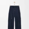 Pantalones de mezclilla con cinturón Pantalones de mezclilla con cinturón