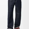 Pantalones de mezclilla con dobladillo Pantalones de mezclilla con dobladillo