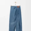 Pantalones de mezclilla con drapeado Pantalones de mezclilla con drapeado