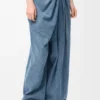 Pantalones de mezclilla con drapeado Pantalones de mezclilla con drapeado