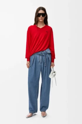 Pantalones de mezclilla tipo cargo