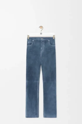 Pantalones de piel de cabra de gamuza