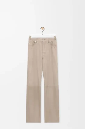 Pantalones de piel de cabra de gamuza
