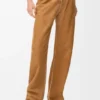 Pantalones de piel de cabra de gamuza Pantalones de piel de cabra de gamuza