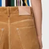 Pantalones de piel de cabra de gamuza Pantalones de piel de cabra de gamuza
