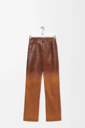 Pantalones de piel de cordero en gamuza