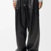Pantalones de piel de cordero napa Pantalones de piel de cordero napa
