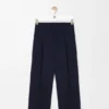 Pantalones de pierna ancha de algodón