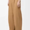 Pantalones de pierna ancha de algodón