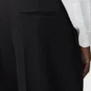 Pantalones de pierna ancha de lana Pantalones de pierna ancha de lana