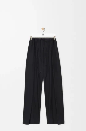 Pantalones de pijama de seda y algodón