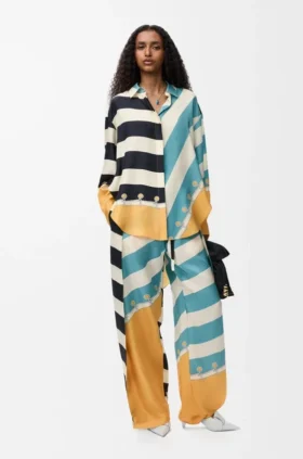 Pantalones de seda