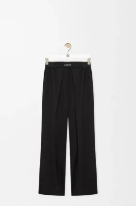 Pantalones elásticos de lana Pantalones elásticos de lana