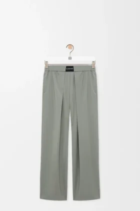 Pantalones elásticos de lana Pantalones elásticos de lana