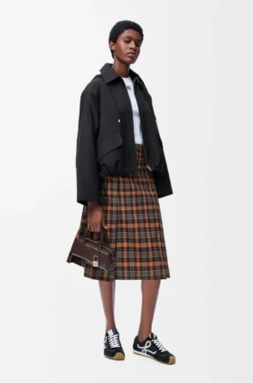 Parka con capucha de algodón