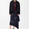 Parka con capucha de algodón y seda Parka con capucha de algodón y seda