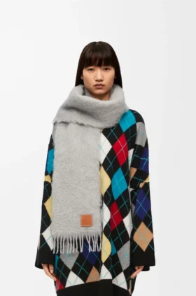 Pañuelo de mohair y lana