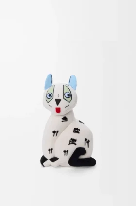 Peluche de gato de terciopelo de algodón