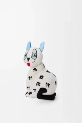 Peluche de gato de terciopelo de algodón