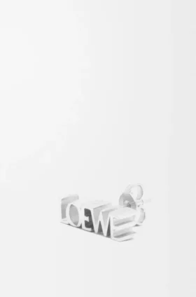 Pendiente individual loewe Graphic en plata esterlina