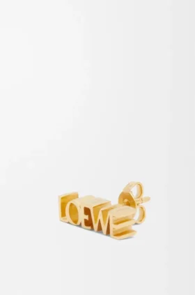 Pendiente individual loewe Graphic en plata esterlina