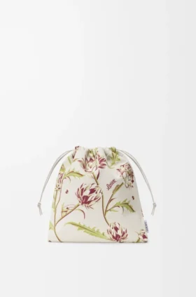 Pouches pequeñas «Artichoke» con cordón en lona