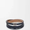 Pulsera Anagram Bombé Twist de piel de becerro Pulsera Anagram Bombé Twist de piel de becerro