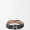 Pulsera Anagram Bombé Twist de piel de becerro Pulsera Anagram Bombé Twist de piel de becerro