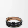 Pulsera Anagram Bombé Twist de piel de becerro Pulsera Anagram Bombé Twist de piel de becerro