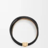Pulsera Anagram Bombé Twist de piel de becerro Pulsera Anagram Bombé Twist de piel de becerro