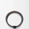 Pulsera Anagram Bombé Twist de piel de becerro Pulsera Anagram Bombé Twist de piel de becerro
