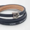 Pulsera Anagram Bombé Twist de piel de becerro Pulsera Anagram Bombé Twist de piel de becerro