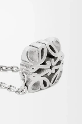 Pulsera Bombé Anagram de plata esterlina