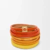Pulsera doble «Twist» de piel de becerro Pulsera doble «Twist» de piel de becerro