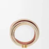 Pulsera doble «Twist» de piel de becerro Pulsera doble «Twist» de piel de becerro