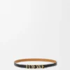 Pulsera loewe de doble vuelta en piel de becerro Pulsera loewe de doble vuelta en piel de becerro