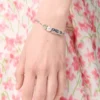 Pulsera «Pebble Cube» en plata de ley Pulsera «Pebble Cube» en plata de ley